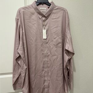 Roundtree & Yorke Men's Mauve Button Down Shirt